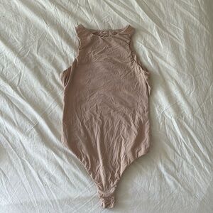 NWOT skims nude beige sleeveless bodysuit